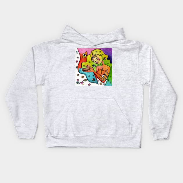 Heart Energy Kids Hoodie by The Pistils